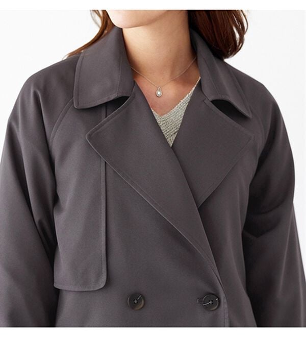 BELLUNA（ベルーナ）の「花粉対策！ライナー付ミドル丈トレンチコート（ハーフコート）」｜詳細画像