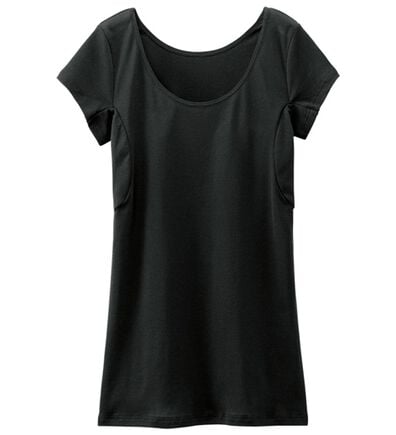 LAVIENNE（ラヴィエンヌ）の「＜さらりラボ＞脇汗ガード綿混２倍涼しいインナー（フレンチ）（肌着・インナーウェア）」