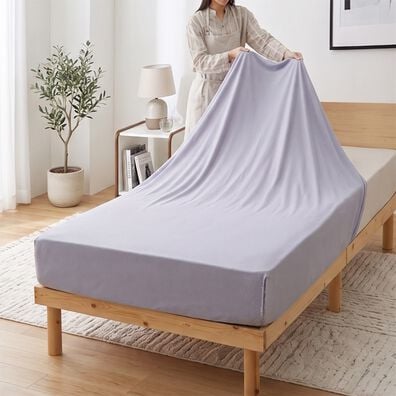 iellio（イエリオ）の「タオル地綿１００％フィットシーツ＜ベッドシーツ・敷布団カバー・ボックスシーツ・のびのび・ぴったり＞（敷布団カバー・シーツ）」