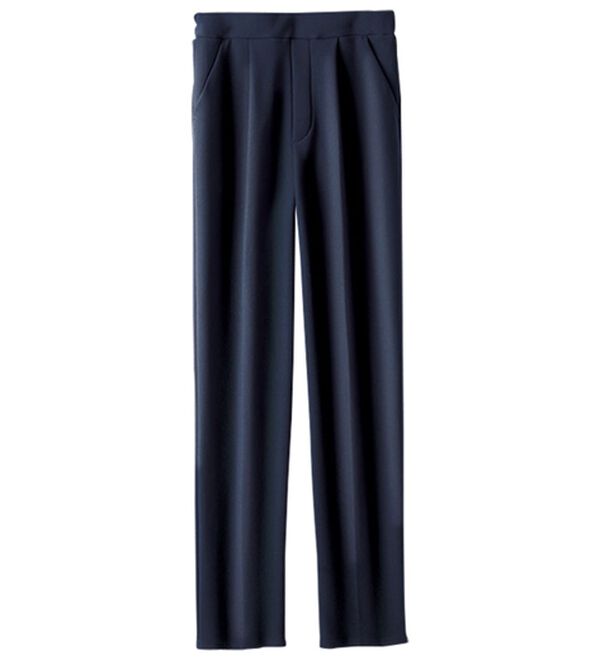 BELLUNA（ベルーナ）の「裏起毛ジョーゼット素材テーパードパンツ（テーパードパンツ）」｜詳細画像