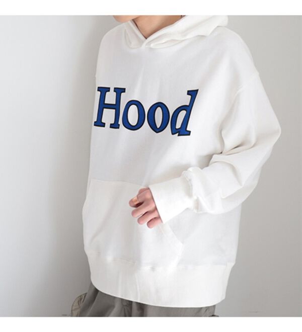 GeeRA（ジーラ）の「裏毛ロゴプリントパーカー（パーカー）」｜詳細画像