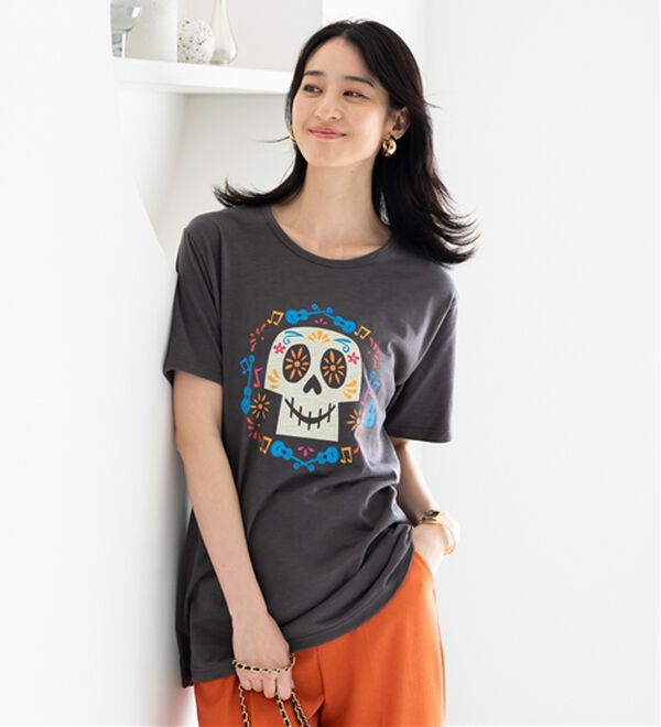 「＜Ｄｉｓｎｅｙ＞キャラクタープリントヴィンテージ風Ｔシャツ（チュニック）」｜詳細画像