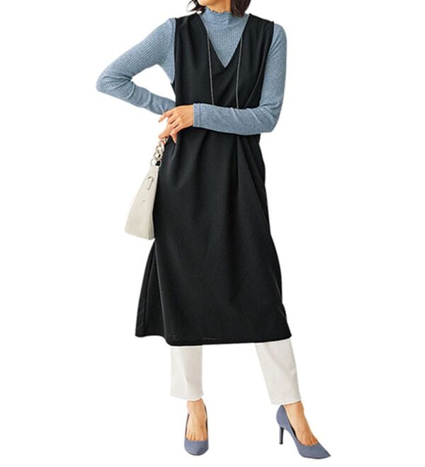 BELLUNA（ベルーナ）の「ラメ入りメローデザインプルオーバー（カットソー）」｜詳細画像