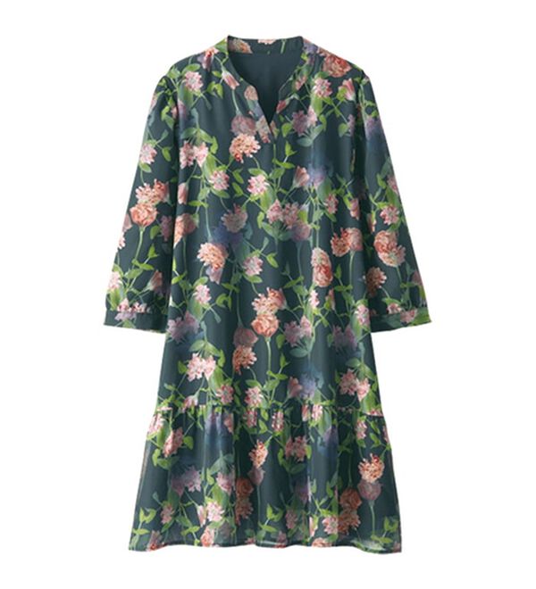 BELLUNA（ベルーナ）の「ｐｌａｎｔｉｃａプリントチュニック（シャツ）」｜詳細画像