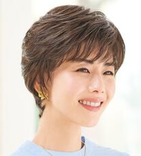 「人毛入りお買得ファッションウィッグ（ウィッグ・ヘアピース・エクステ）」