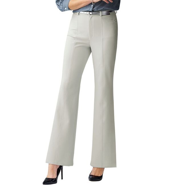 BELLUNA（ベルーナ）の「ハイテンションカルゼ素材美脚パンツ　ブーツカット（フルレングスパンツ）」｜詳細画像