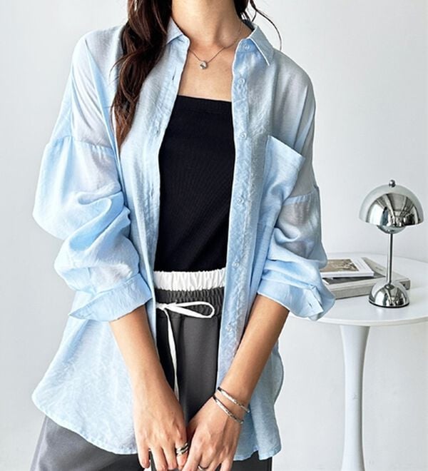 GeeRA（ジーラ）の「アソート柄オーバーサイズシャツ（シャツ）」｜詳細画像