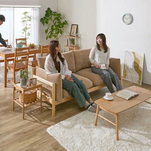 iellio（イエリオ）の「北欧風木枠ソファ　Ｃｏｕｒｉ（クーリ）（ソファ）」｜詳細画像