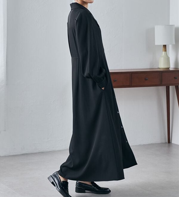 RANAN（ラナン）の「クラシカルカラーシャツワンピ（シャツワンピース）」｜詳細画像