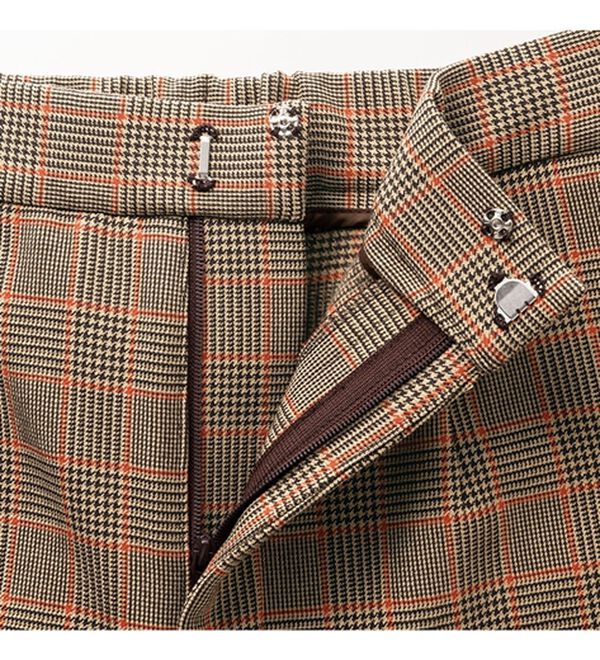VINNO（ヴィノ）の「チェック柄テーパードパンツ（テーパードパンツ）」｜詳細画像