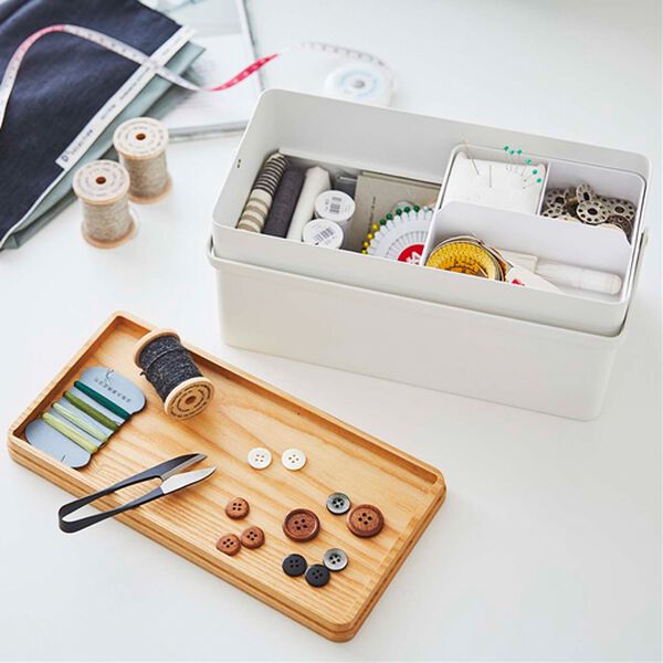 iellio（イエリオ）の「タワー　裁縫箱　＜ｔｏｗｅｒ　山崎実業＞（ホビー・手芸・パズル）」｜詳細画像