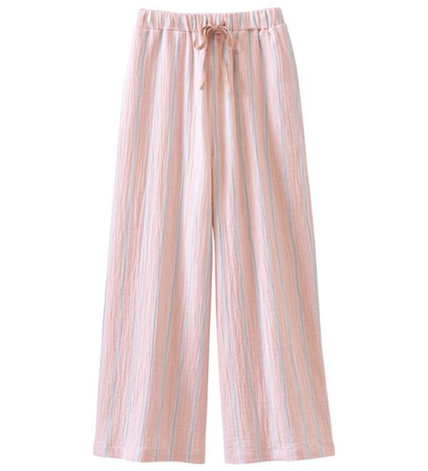 LAVIENNE（ラヴィエンヌ）の「楊柳ガーゼチュニックブラウス・ワイドストレートパンツ(別売)（チュニック）」｜詳細画像