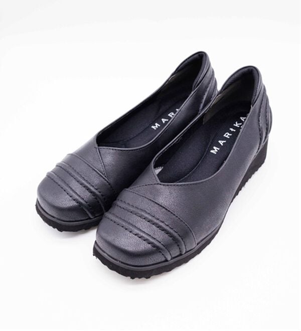 BELLUNA（ベルーナ）の「５Ｅ軽量ステッチデザインパンプス（パンプス）」｜ブラック