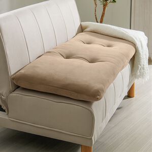 iellio（イエリオ）の「とろけるマイクロソファパッド＜抗菌防臭機能付・ソファーパッド・２人掛け・３人掛け・クッション・長座布団＞（ソファパッド）」｜ベージュ