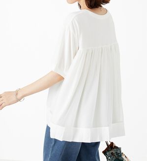 BELLUNA（ベルーナ）の「【Ｌａｇｒｉｌｕａ】後ろチュール切替プルオーバー（カットソー）」｜詳細画像