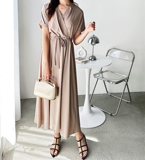 GeeRA（ジーラ）の「カシュクールフレアーワンピース（その他ワンピース）」｜詳細画像