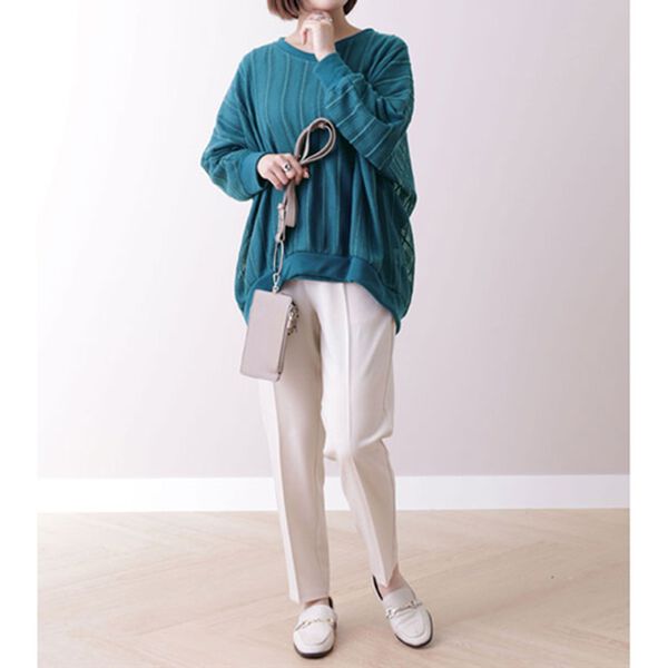 BELLUNA（ベルーナ）の「ワープジャカードアンサンブル（チュニック）」｜詳細画像