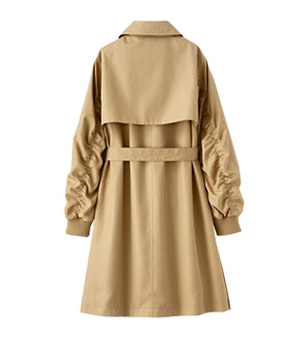 BELLUNA（ベルーナ）の「花粉対策！袖リブ使いトレンチコート（ロングコート）」｜詳細画像