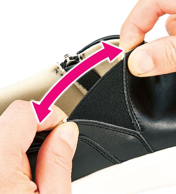 「【２足セット】サッと履けるコートタイプスニーカー（スニーカー）」｜詳細画像