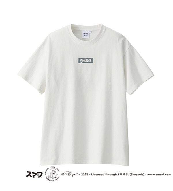 GeeRA（ジーラ）の「【スマーフ】コラボプリントＴシャツ（カットソー）」｜詳細画像