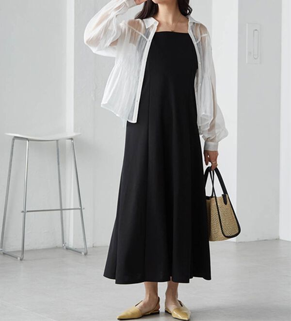 RANAN（ラナン）の「ダブルストラップバックリボンキャミワンピース（その他ワンピース）」｜詳細画像