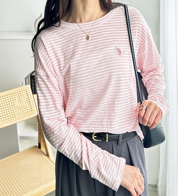 GeeRA（ジーラ）の「【Ｕ．Ｓ．ＰＯＬＯ　ＡＳＳＮ．】スラブシアーロンＴ（Tシャツ）」｜詳細画像