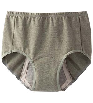 LAVIENNE（ラヴィエンヌ）の「吸水！安心ひろがるオーガニックコットンショーツ（安心ショーツ）」｜フォレストグリーン