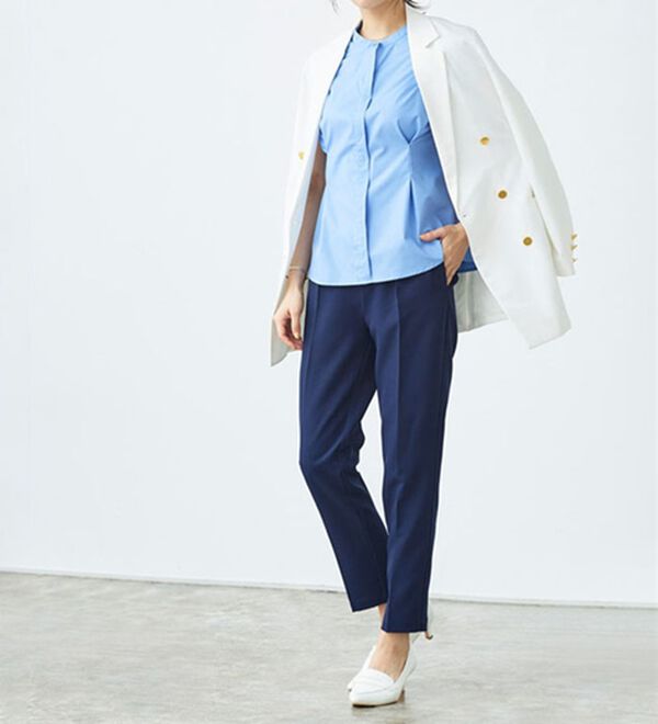 Pierrot（ピエロ）の「多機能ストレッチツイルテーパードパンツ（フルレングスパンツ）」｜詳細画像