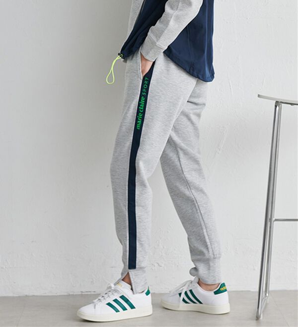 RANAN（ラナン）の「裾スリットジョガーパンツ＜ｍａｒｉｅ　Ｃｌａｉｒｅ　ＳＰＯＲＴ＞（フルレングスパンツ）」｜詳細画像