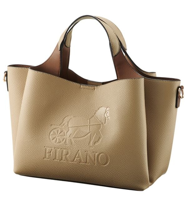 「【４点セット】＜ＦＩＲＡＮＯ＞ホースロゴバッグ（その他バッグ）」｜ベージュ