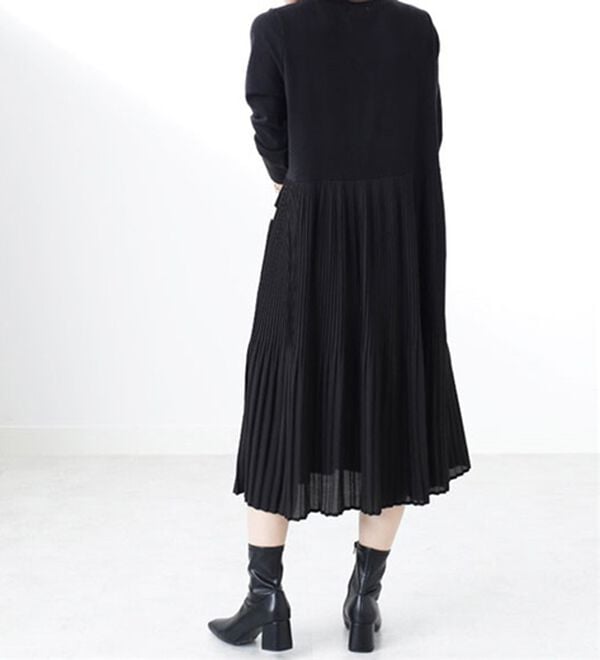 BELLUNA（ベルーナ）の「【Ｌａｇｒｉｌｕａ】プリーツ切替ドッキングワンピース（ドッキングワンピース）」｜詳細画像