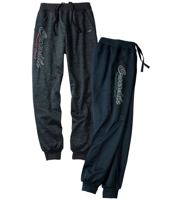 「【２本組】＜クロコダイル＞ロゴデザインスポーティパンツ（メンズルームウェア）」｜詳細画像