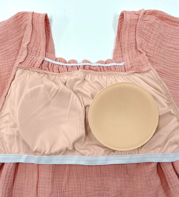 YU'NOW（ユナウ）の「【カップ付】Ｗガーゼの湯上りワンピース（パジャマ・ルームウェア）」｜詳細画像