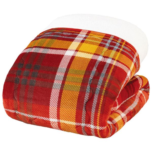 「吸湿発熱あったかボリュームシープ調毛布（毛布・ブランケット）」｜1