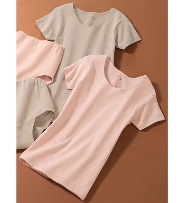 LAVIENNE（ラヴィエンヌ）の「【３枚組】＜グンゼ＞日本製　素肌の匠インナー同色３枚組（肌着・インナーウェア）」｜詳細画像