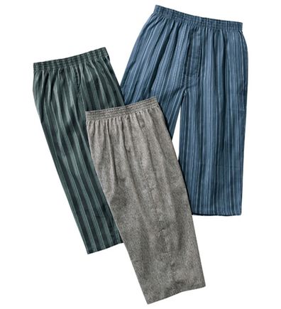 「【３本組】日本製さらっと高島ちぢみ７分丈ステテコ（メンズ下着）」