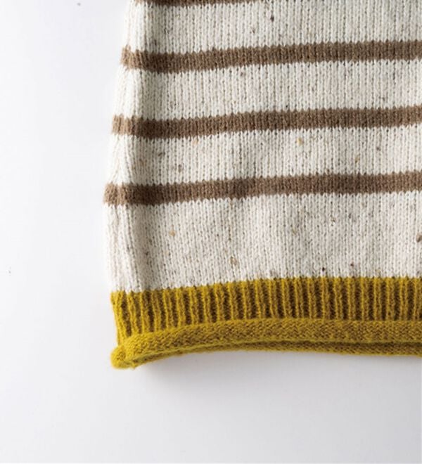 「カラーネップ入り配色ボーダープルオーバー（カットソー）」｜詳細画像