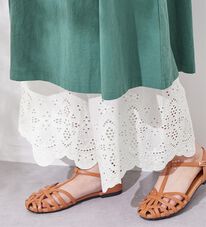 Viola e Viola（ヴィオラ エ ヴィオラ）の「綿レース使いペチパンツ（肌着・インナーウェア）」