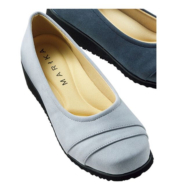 BELLUNA（ベルーナ）の「５Ｅラインデザイン軽量パンプス（パンプス）」｜ブルーグレー