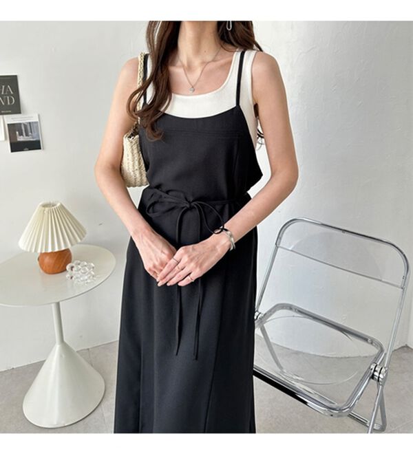 GeeRA（ジーラ）の「リネンライクロングキャミワンピース（その他ワンピース）」｜詳細画像