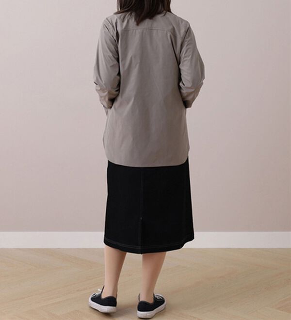 BELLUNA（ベルーナ）の「＜ｓｏｒａｆｕｋｕ＞花粉対策！スタンドカラーシャツ（シャツ）」｜詳細画像