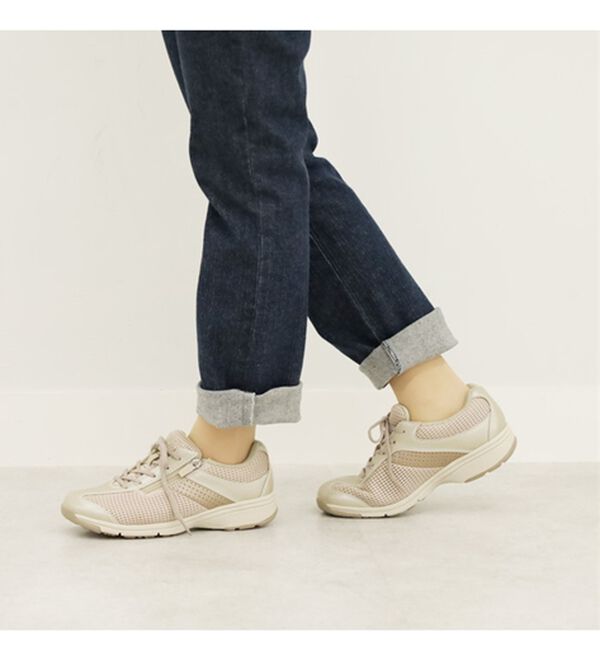 BELLUNA（ベルーナ）の「膝サポートアサヒメディカルウォーク牛革靴（スニーカー）」｜詳細画像