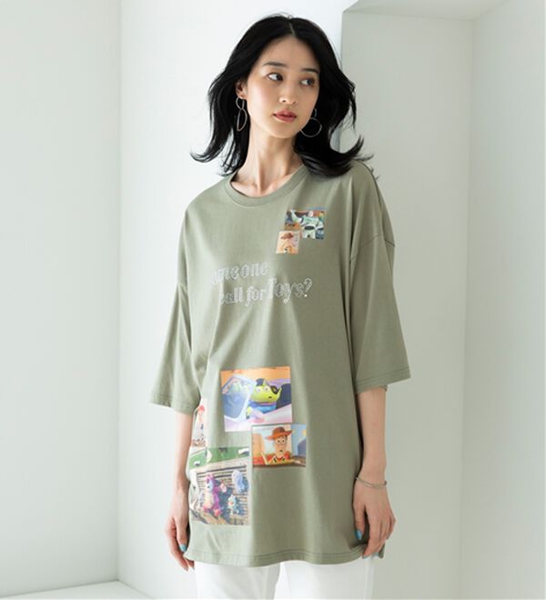 「＜Ｄｉｓｎｅｙ＞ディズニー映画ＰＨＯＴＯ風Ｔシャツ（チュニック）」｜詳細画像