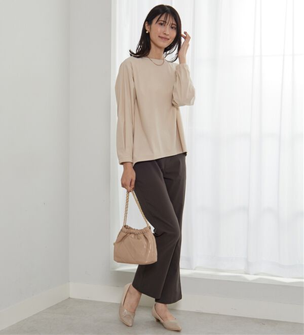 BELLUNA（ベルーナ）の「ふんわりコーデュロイ素材プルオーバー（カットソー）」｜詳細画像