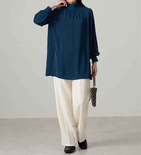 BELLUNA（ベルーナ）の「リブニット使いチュニック（チュニック）」｜詳細画像