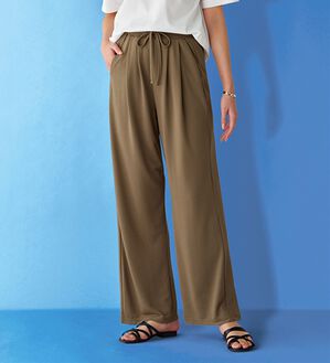 BELLUNA（ベルーナ）の「＜ジェラートポンチ＞イージーパンツ（フルレングスパンツ）」｜カフェモカ