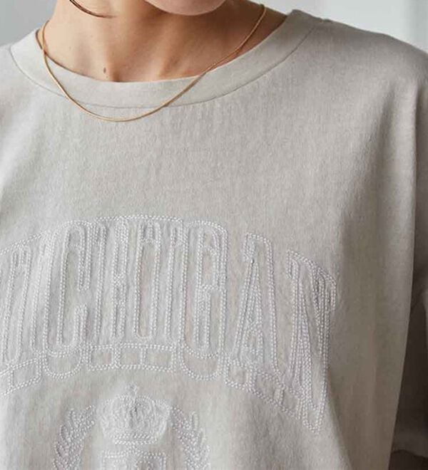 RANAN（ラナン）の「ヴィンテージライクロゴTシャツ（カットソー）」｜詳細画像