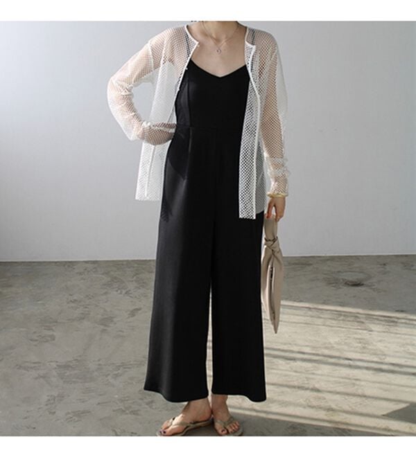 GeeRA（ジーラ）の「２ｗａｙメッシュカーディガン（ニットカーディガン）」｜詳細画像