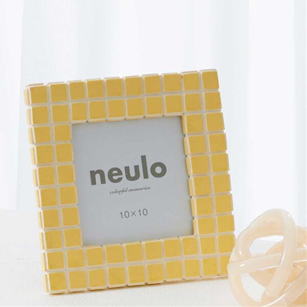 iellio（イエリオ）の「ｎｅｕｌｏ　チェック・フォトフレーム（インテリア雑貨）」｜詳細画像