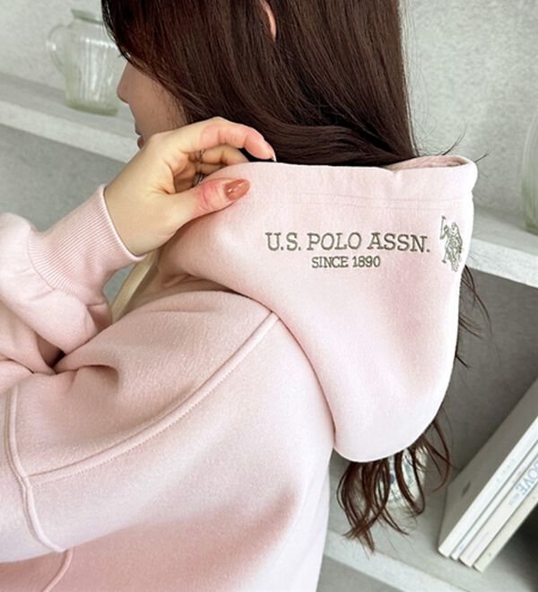GeeRA（ジーラ）の「【U.S. POLO ASSN.】フード刺繍裏起毛パーカー（パーカー）」｜詳細画像